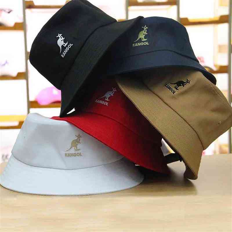 

Designer Cotton Bucket Hat for Men Women Kangol Outdoor Sport Fishing Cap Summer Sun Beach Fisher Headwear Travel Climb Brand High208l, As picture