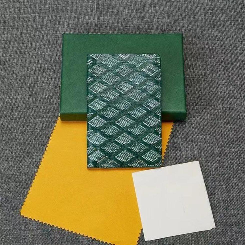 Nouvelle couverture de passeport de haute qualité Men classique gooya féminin de mode porte-passeport Houverte d'identité support de carte d'iden