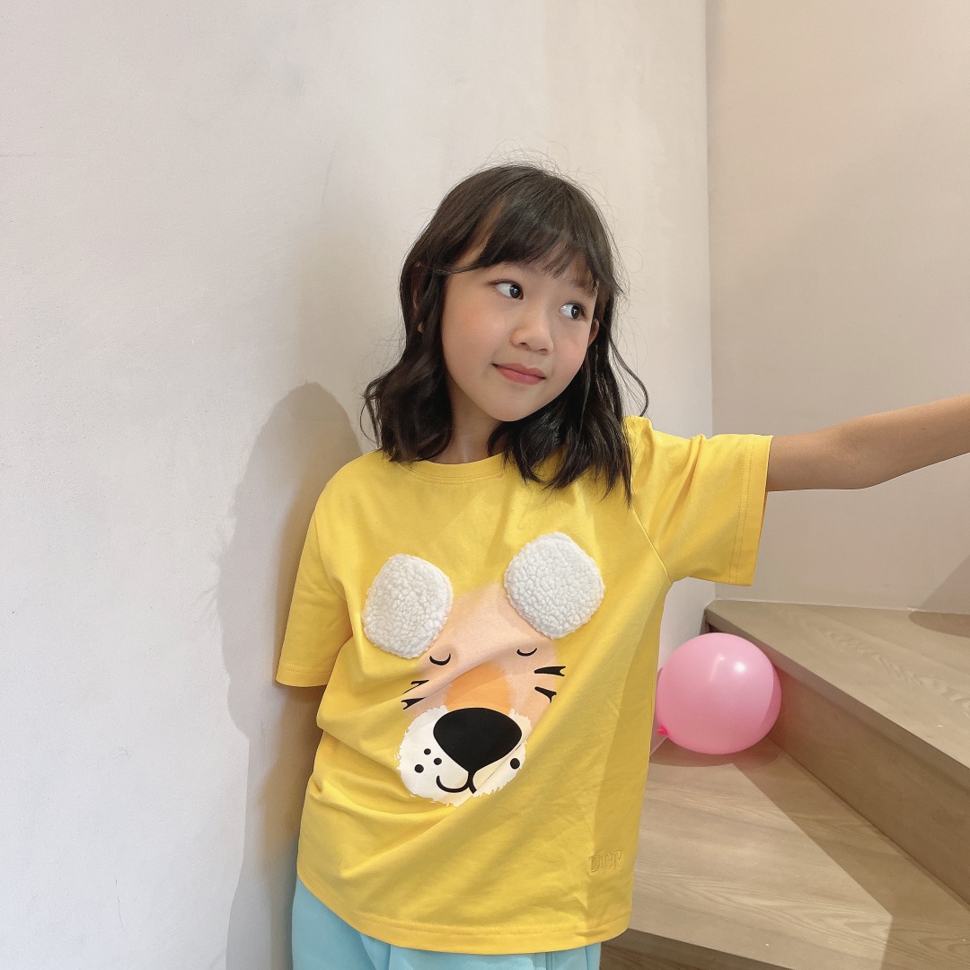 Summer Tops Child clother Girls t-shirt Children T-shirts Animal Pattern Short Sleeve Shirt childrens Baby Girl Kids Clothes Tees-image-767782373