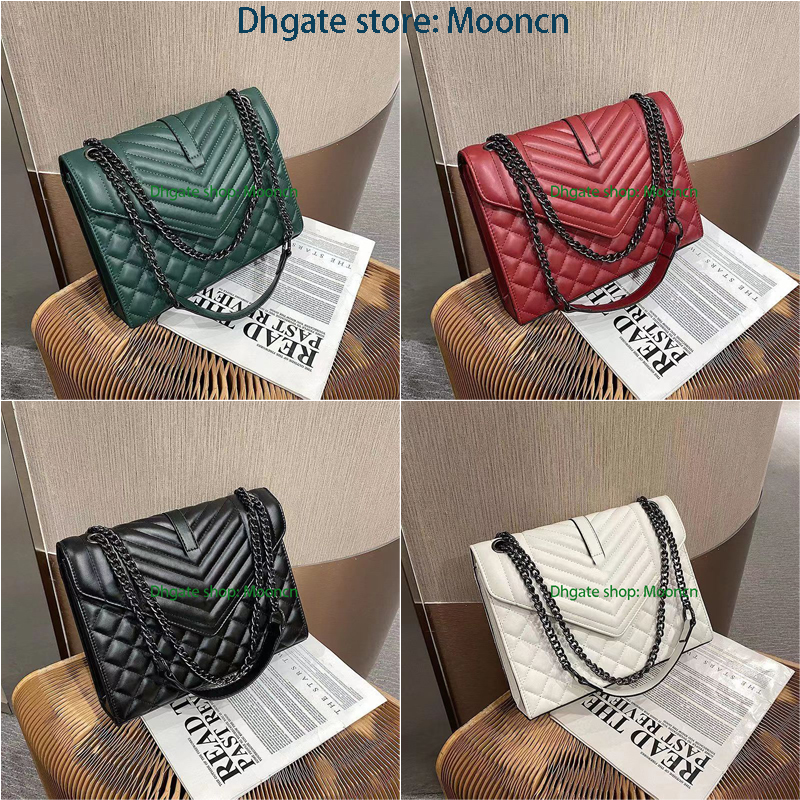 

Luxury Designer Bags Shoulderbags Multicolors Envelope Totes Handbag Purse Canvas Pu Leather Shoulder Bags Crossbodys Handbags Purses Wallets, Red (yellow metal)