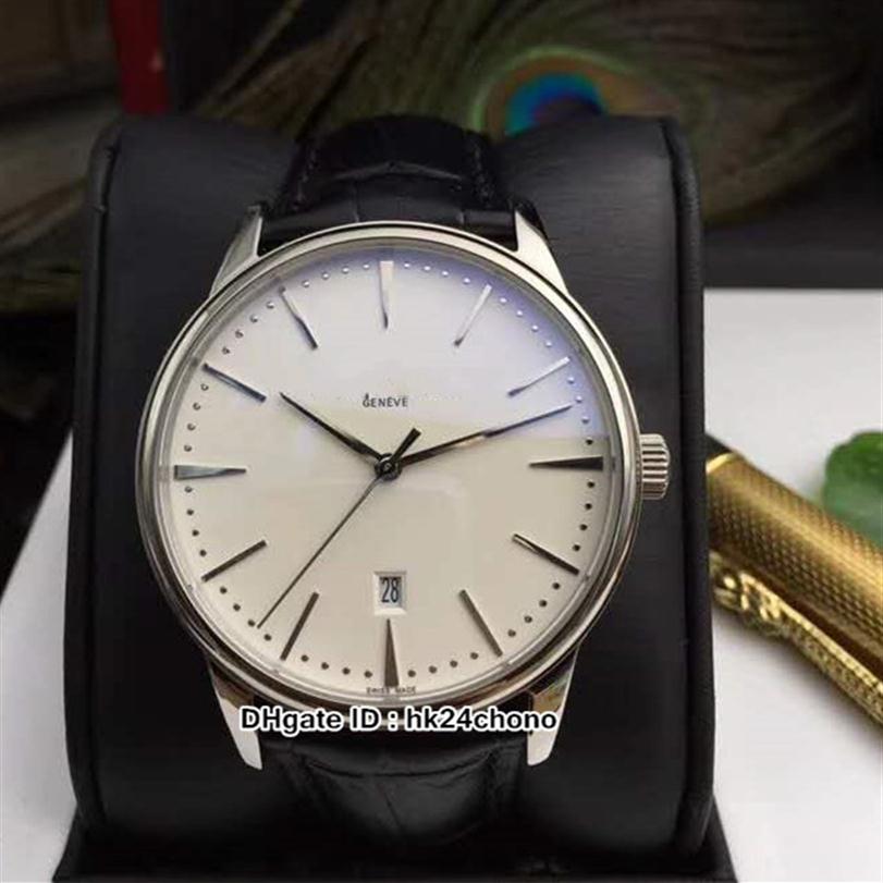 

Selling NEW 42mm Patrimony 85180 000G-9230 Mens Automatic Watch Asian 2824 Movement White Dial Gents Sport Watches Black Leath3289