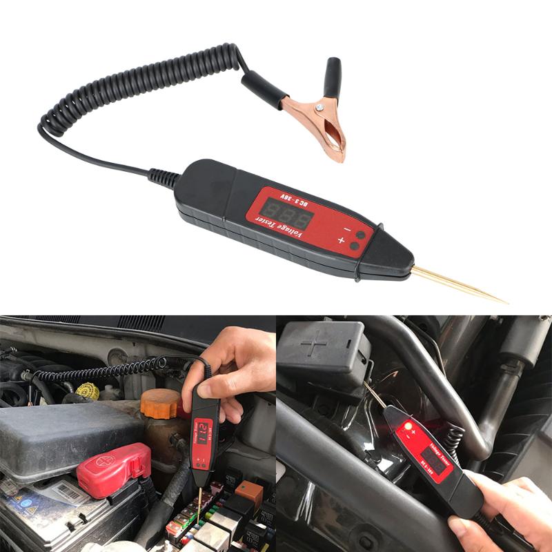 

Diagnostic Tools 5-36V Electric Car Test Pen Probe Control For Circuit Cable Tracker Truck Trailer 4x4 Motorcycle Accessories