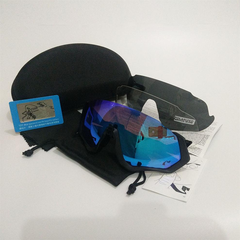 

Black Polarized Lens Cycling sunglasses Sprot Style Bicycle Bike Running Fishing Outdoor Sun glasses With CASE Model 9401251S