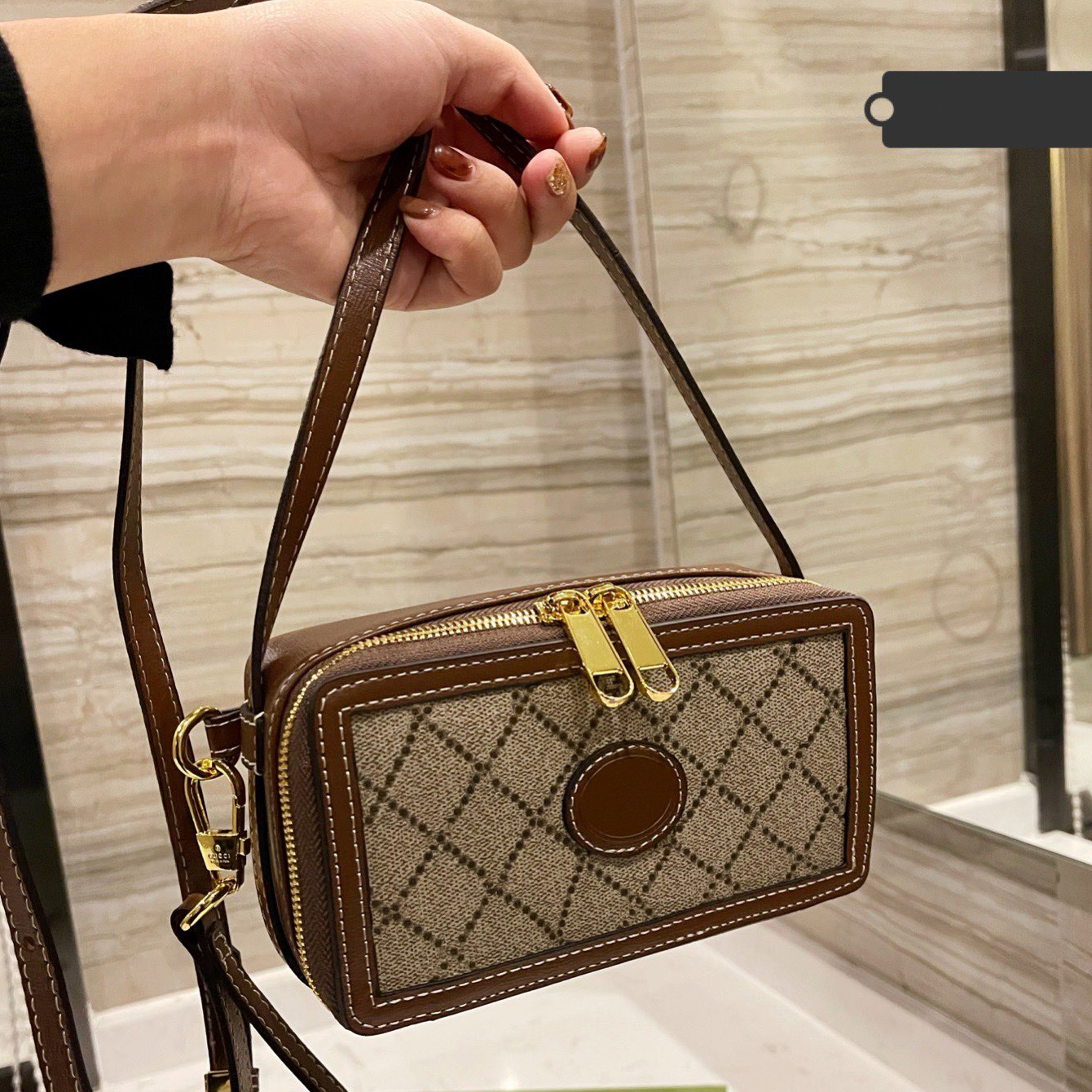 

Satchel bag CrossBody Luxury Designer Brand Fashion Shoulder Bags Handbags High Quality Women Letter Purse Phone bag Wallet lady, No bags