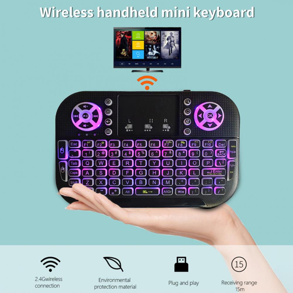 

A8 Mini Keyboard Touch Backlight 2.4G Bluetooth-compatible Wireless with Touchpad Dual Modes Keyboard Air Mouse pk q9s i8 mx3