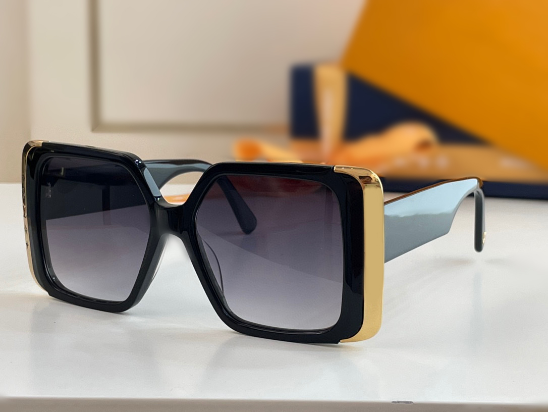

Sunglasses For Women Men Summer 1664 Style Anti-Ultraviolet Retro Plate Full Frame Glasses Random Box