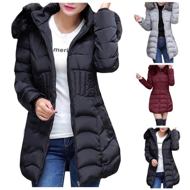 

Women's Jackets Womens Winter Coat Warm Outwear Solid Long Sleeve Hooded Pockets Vintage Oversize Lightweight, Gray