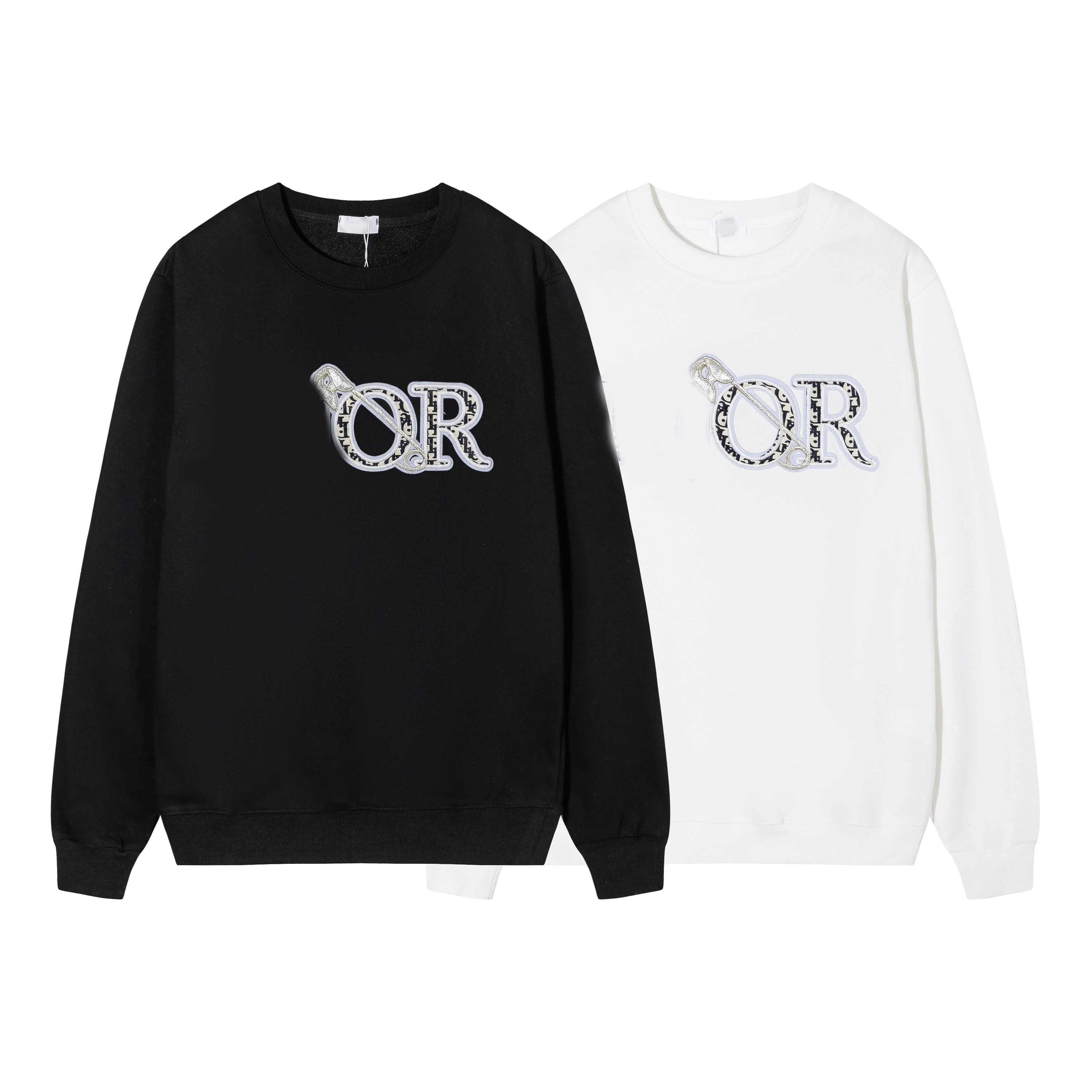 

Fashion Hoodie Men Women Pullovers Sweatshirt Mens Jumpers Letters printed Long Sleeve Hoodies Homme Clothes01, Black