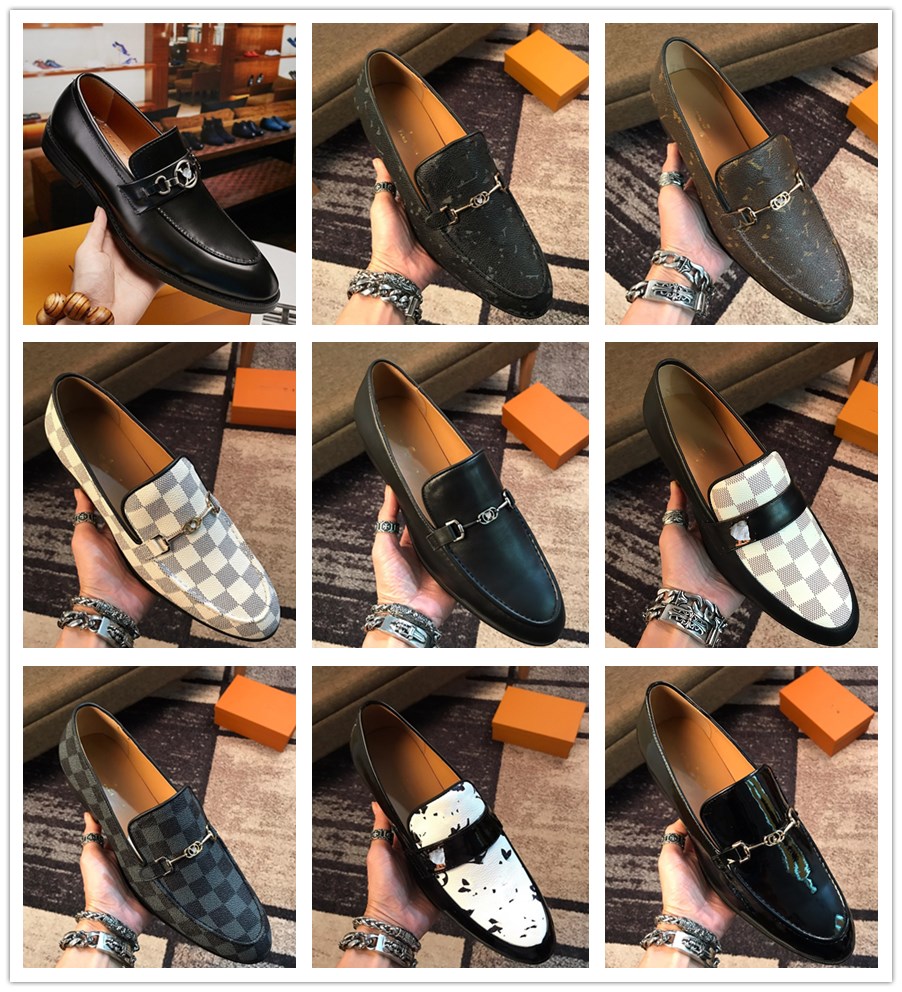 

Moccasins Men Shoes Men's Casual Leather Shoes Mans Designer Social Shoe Male Dress Shoes Man Loafers Luxury Shoe for Mens, #10