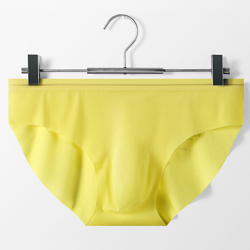 

Mixed 7PK Sexy Men's underwear underpants lingerie extra-thin ice silk 3D pouch seamless briefs #3058SJ