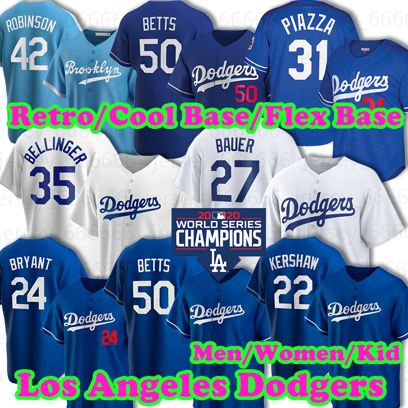 

5 Freddie Freeman Dodgers Justin Turner Mookie Betts Cody Bellinger Clayton Kershaw Los Angeles Julio Urias Tony Gonsolin Baseball Jersey Walker Buehler Julio Uria, +patch cool base custom kid jersey