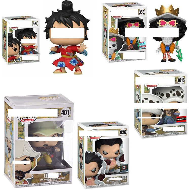 

Brand New funko pop figures One Piece Brook Usopp Luffy, Customize