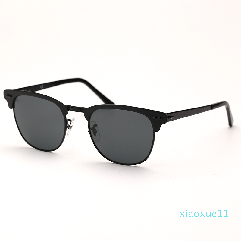 

luxury- Womens Mens Sunglasses Vintage Metal Sunglass Fashion Driving Sun Glasses UV Protection Glass Lenses with Leather Case and Retail Package