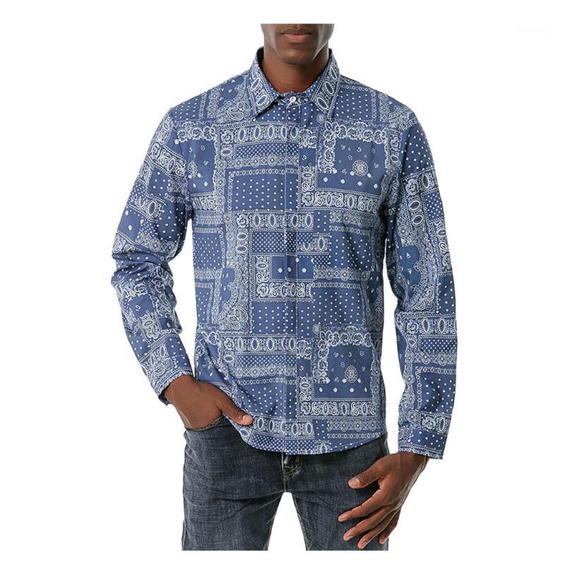 

Men Shirt Stylish Printing Casual Long Sleeve Turn-down Collar Vacation Shits Streetwear 2022 Hawaiian Shirts -3xl Camisa Men, Black