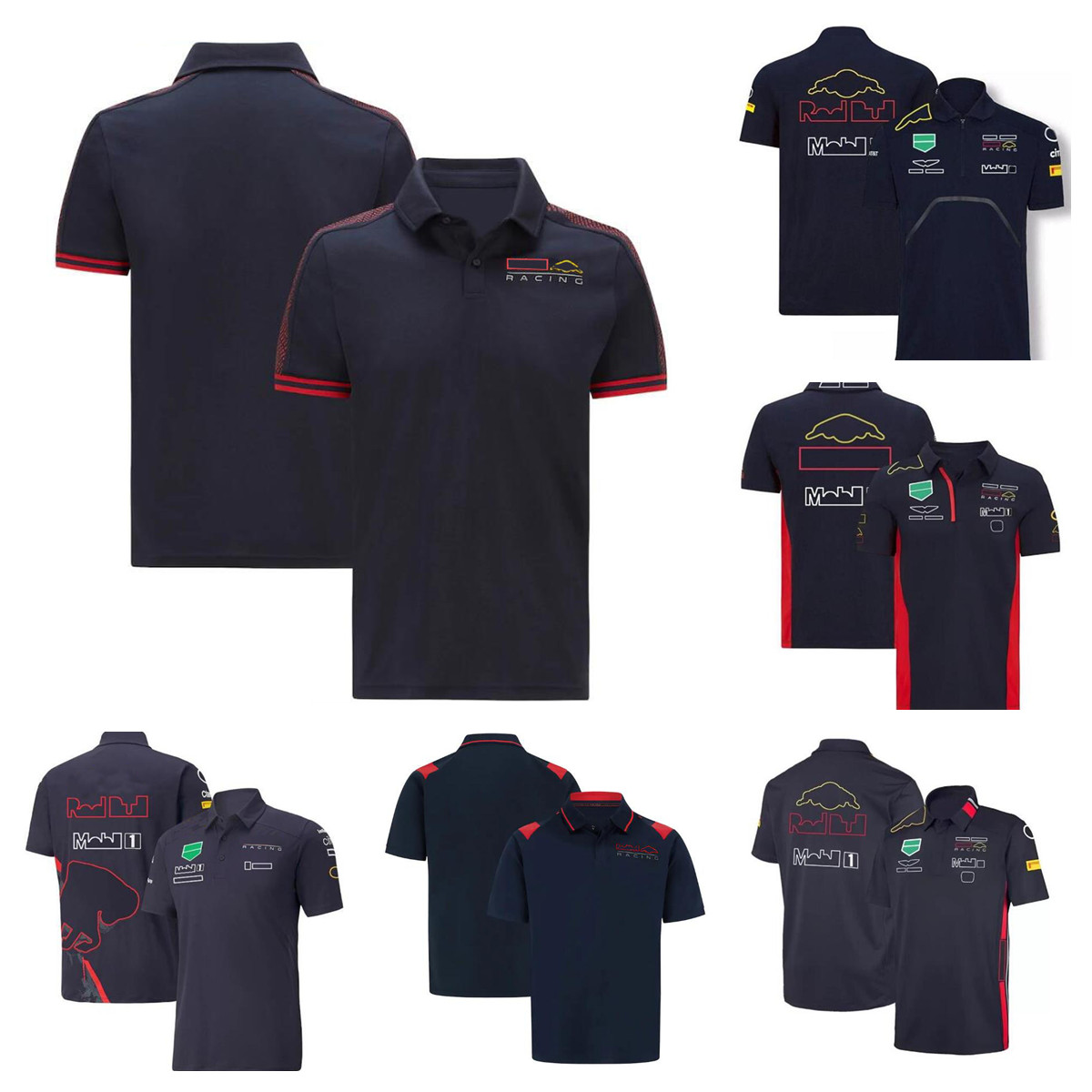 

F1 Formula One racing polo shirt 2022 summer short-sleeved shirt same custom