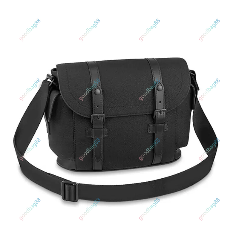 

CHRISTOPHERS Message Bag Designer Men High Qualitys Flap Postman Bag CrossBody Briefcase Clutches M58476 M58475 25x29x9cm, Beige