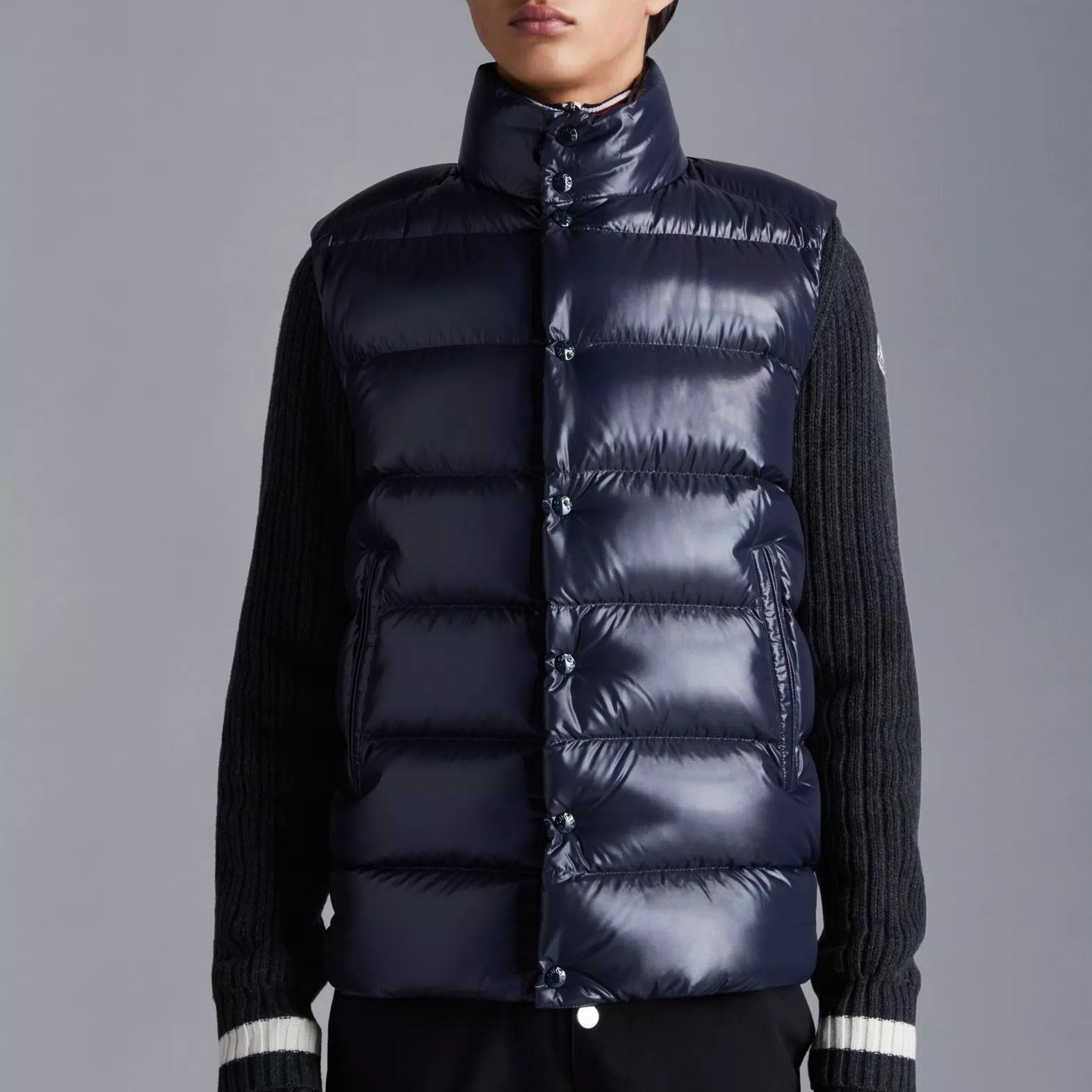 Men's Monclair Tibb Down Vests Coats Premium Quality Zipper Closure Winter Parkas Waterproof Windbreaker keep warm Hoodie Thick Casual Blue-image-789667960