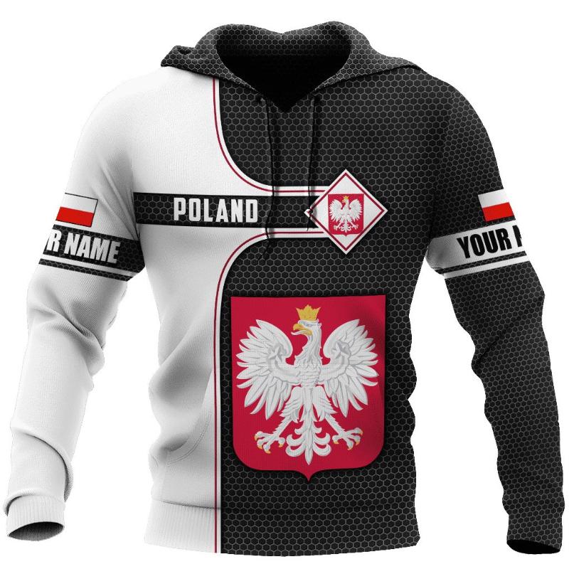 

Men's Hoodies & Sweatshirts Men's Hoodie 2022 Fashion Casual Home Sweater 3D Printing Polish Flag Pullover Personalized Street Oversized, As206
