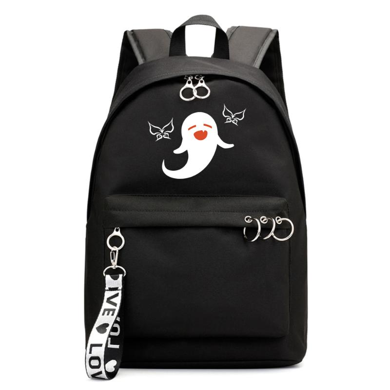 

Backpack Cute Hu Tao Genshin Impact School Bag Unisex Bookbag For Boys Girls Gift Mochila, 02