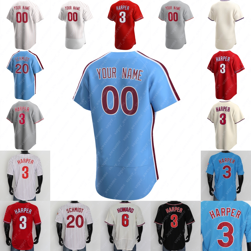 

Rhys Hoskins Jersey Bryce 3 Harper Bryson Stott Aaron Nola Didi Gregorius J. T. Realmuto Alec Bohm Kyle Schwarber Jean Segura Zack Wheeler Nick Castellanos Zach Eflin, Cream flex base