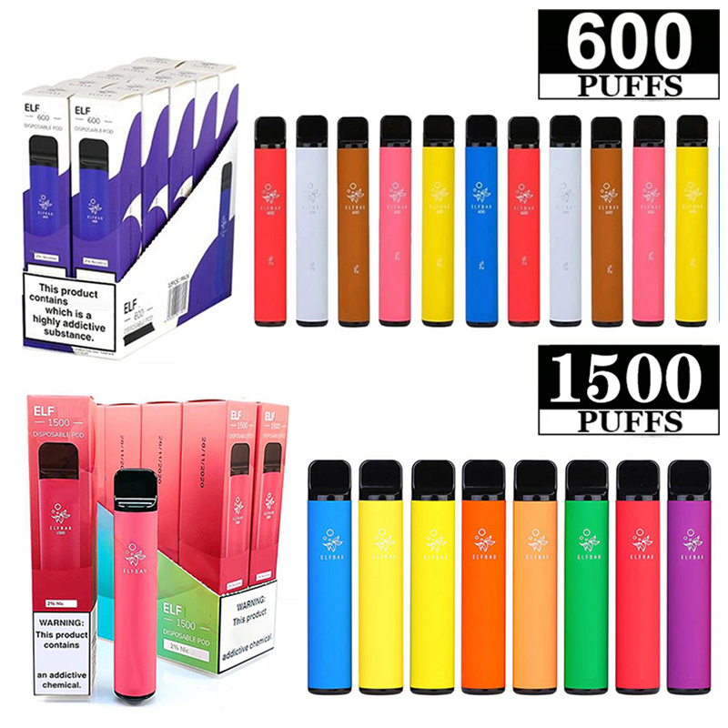 

Elf bars Lux Disposable battery E cigarette Pod Device 600/1500 puffs 850mAh Battery 4.8ml Prefilled Cartridge Vape Pen