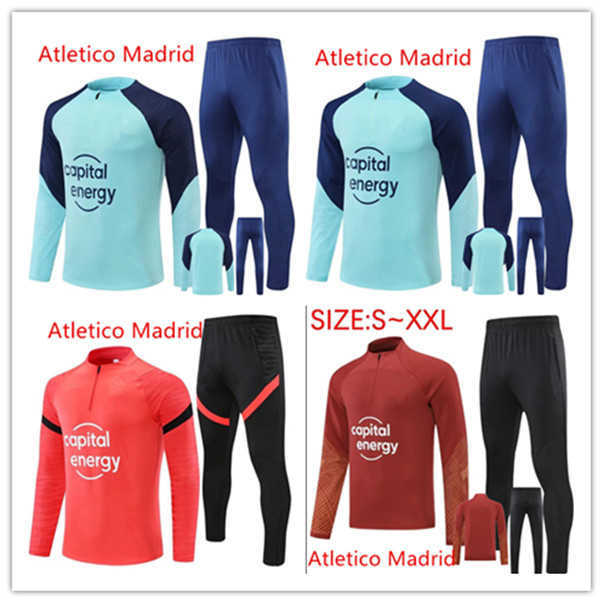 

2021 2022 2023 Atletico MadridS SUAREZ soccer jerseys 22 23 JOAO FELIX M. LLORENTE Correa camiseta football men kids kit GRIEZMANN R. DE