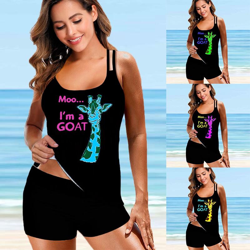 

Women's Swimwear 2022 Two Piece Women Swimsuit Sports Beachwear Summer Plus Size Bathing Suit Backless Sexy Female, Blue