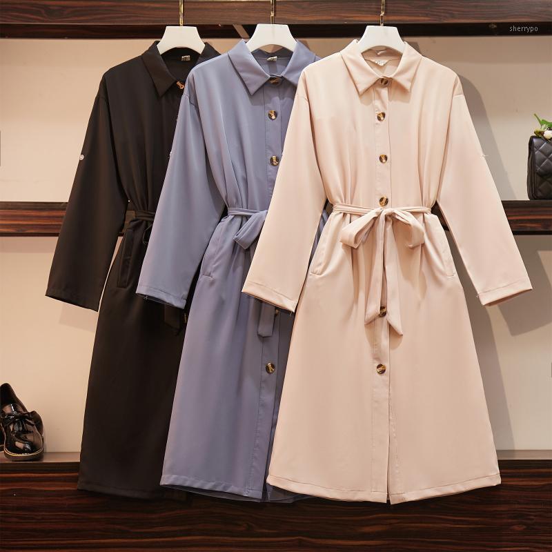 

Women's Trench Coats Actual Po Of Autumn Style Windbreaker In 2022, Beige