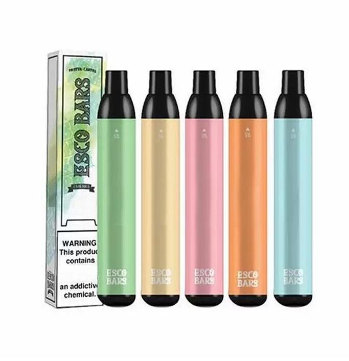 

ESCO BARS Disposable E Cigarettes Device Kit 2500 Puffs 1000mAh Battery 6ml Prefilled Mesh Coil Cartridge Pod Vape Pen