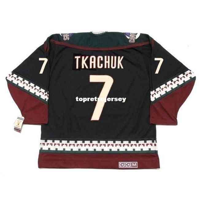 

Wholesale Mens Keith Tkachuk 1998 Ccm Vintage Cheap Retro Hockey Jersey, Black