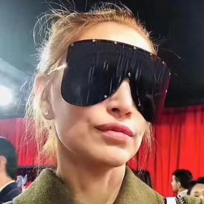 

Sunglasses QPeClou 2011 Oversized Women Vintage Steampunk Goggles Man One Piece Sun Glasses Men FemininoSunglassesSunglasses