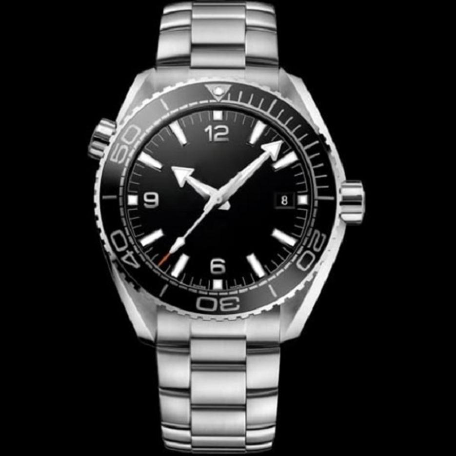 

Black Ceramic Automatic Cal. 8500 Watch Calendar Ocean Watches Full Steel Bond 007 Dive 600m Planet Luminous Dive Wristwatches191a