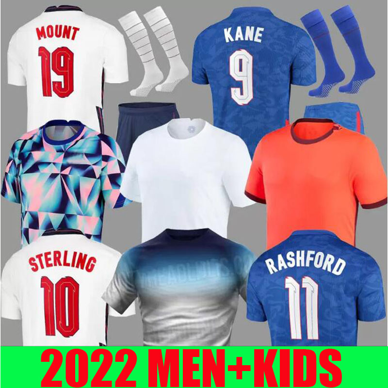 

3xl 4xl Angleterre FODEN soccer jerseys 2022 inglaerra KANE STERLING GREALISH RASHFORD MOUNT SANCHO 22 23 national Football shirt men kids kit uniform ENGlANDS, 22/23 home