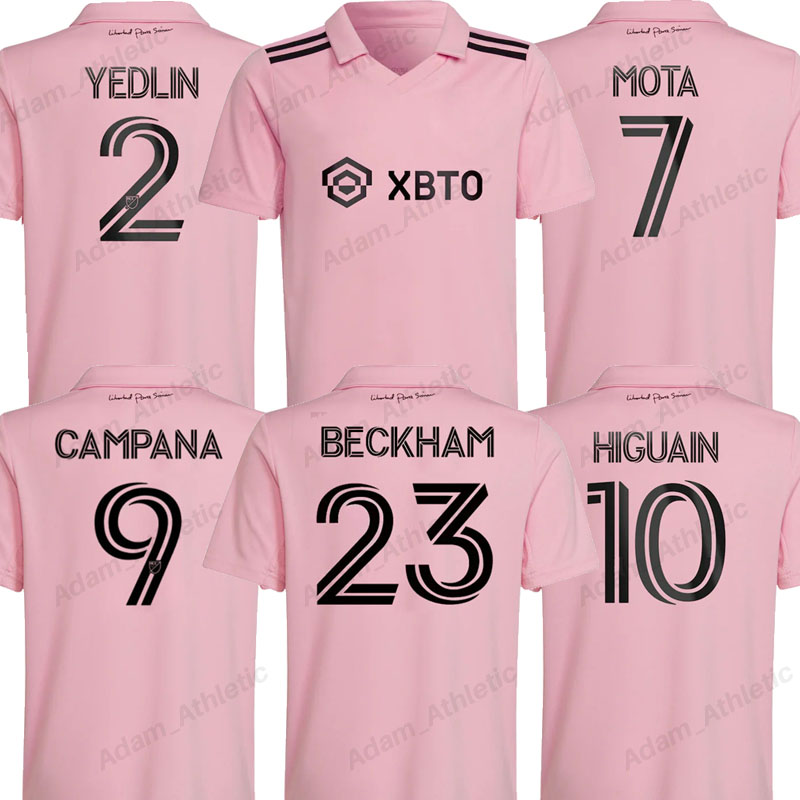 

2022 BECKHAM Inter Miami Soccer Jerseys MATUIDI HIGUAIN football shirts men kids kit CAMPANA YEDLIN MOTA GREGORE jersey custom fans and player version 22 23, 22-23 home fans version