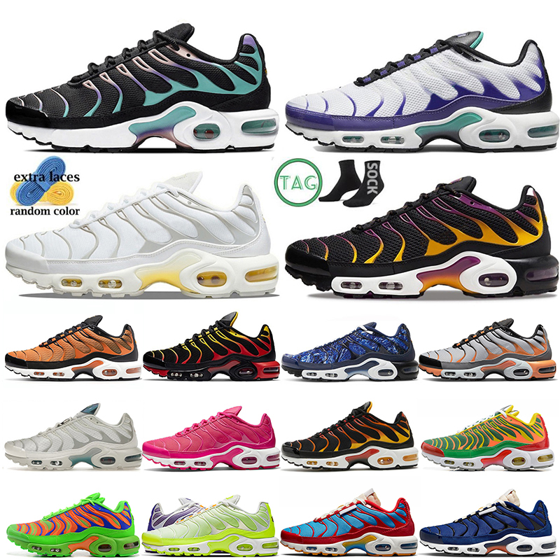 

Size 46 Tn Plus Running Shoes Mens Women Triple Black White Red Viotech Grape Bone Celery Metallic Silver Hyper Jade Bule Oreo Navy Voitage Trainers Sports Sneakers, A#23 running club 40-46