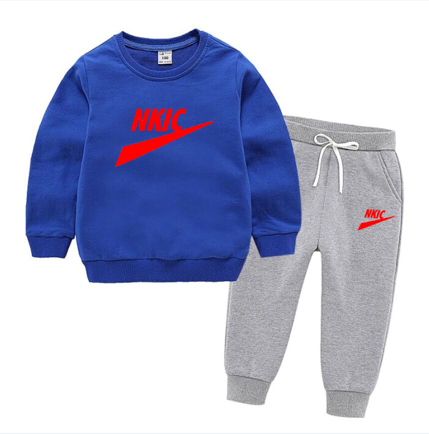 

Boys Girls Clothing Sets Spring Autumn Kids Clothes Brand White Hoodies Pants Outfit Kids Tracksuit Suit Children Sweatshirt Set, Orange 1