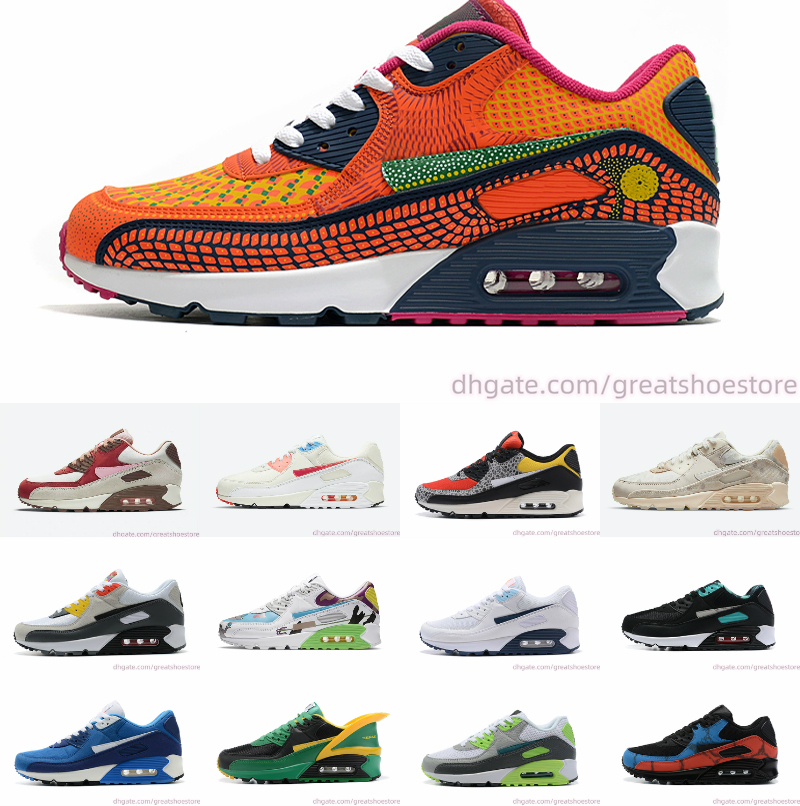 

Newest Arrival OG 90 QS Men Women Running Shoes Cushion Thick Sole Turf Orange Triple White Black Increase Designer Classic 90s Sneakers Trainers Size 36-46, 22#