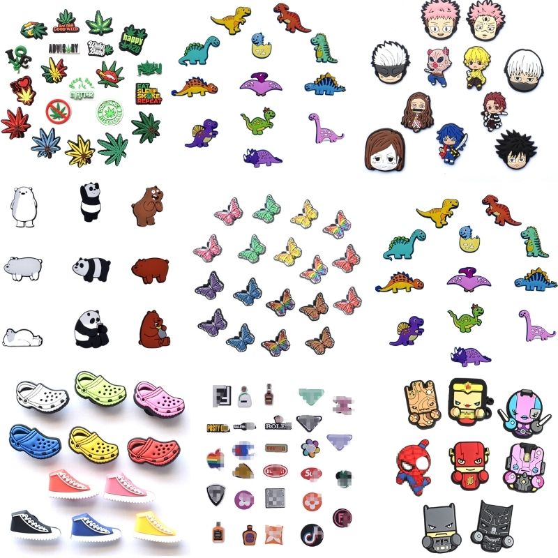 

Shoe Parts Accessories Wholesale Mix Mexican Croc Charms Pvc Soft Rubber Shoecharms Buckle Fashion Shoe Accessories Cartoon Food Clo jllxDz