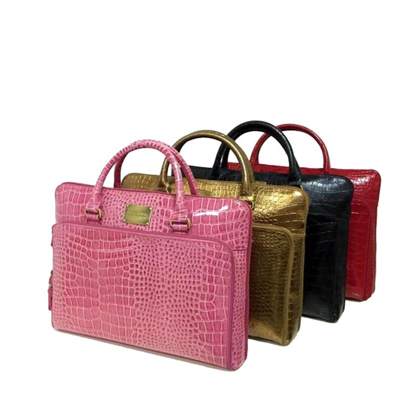 

Shoulder Bags Women Messenger Briefcase Notebook Bag 13.3-inch 14-inch 15-inch Laptop Handbag Computer File PackageShoulder, Pink
