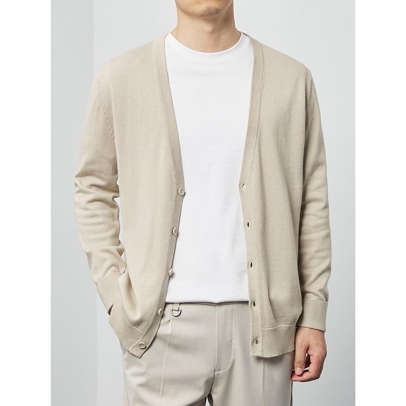 

Men's Sweaters Spring Autumn Men's Knitted Cardigan 2022 Basic Sweater V-Neck Solid Color Shirt Casual Loose Streetwear -4XLMen's, Black