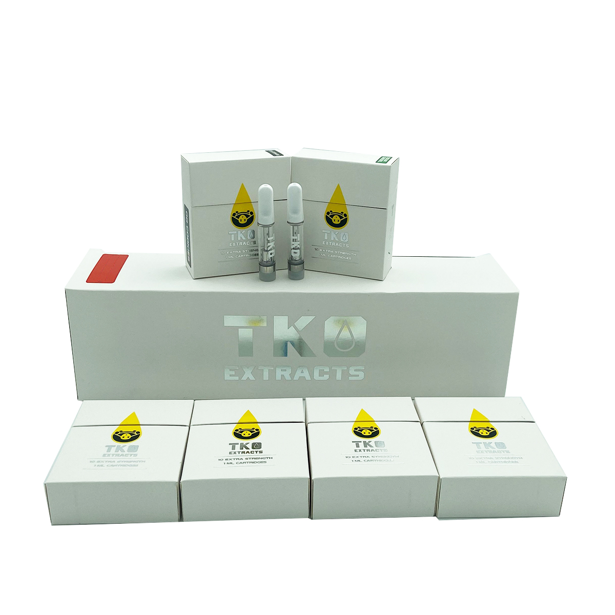 

Retail TKO Extracts Sauce Vape Atomizer Ceramic Coil Cartridge Empty VapePen Tank Dab Wax Vaporizer Vape Carts Fit For 510 Thread Pen