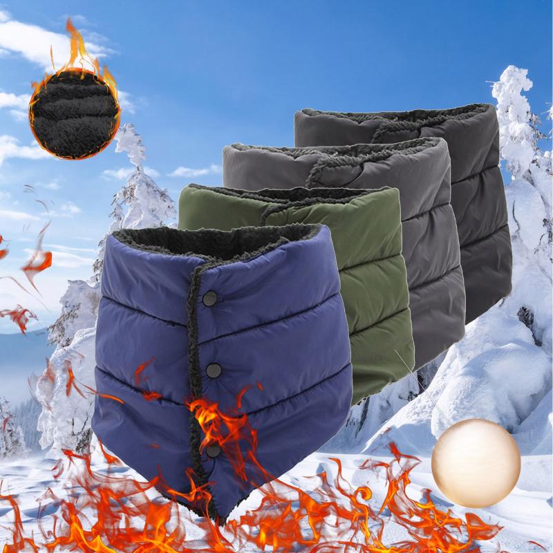

Bandanas Winter Soft Ring Scarf Polar Fleece Neck Warmer Outdoor Windproof Bandana Men Women Riding Ski Balaclava Hat Solid Color Scarves