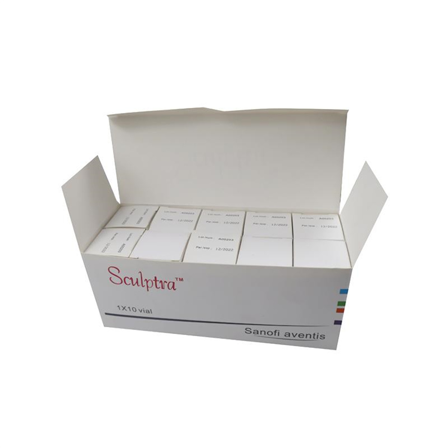 

Sculptra 10 vials x 5ml poly-l-lactic acid butt dermal filler Online