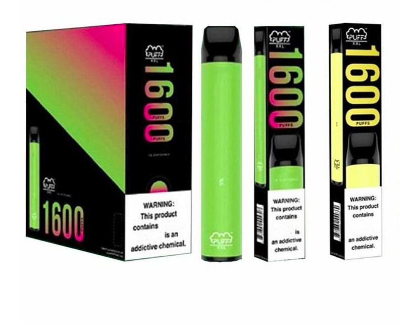 

E cigarettes High Quality puff XXL Vape Pen 1600 Puffs Disposable Vape starter Kit Pre-filled 6.5ml Pod Smoking oil Cartridges 1000mAh Battery