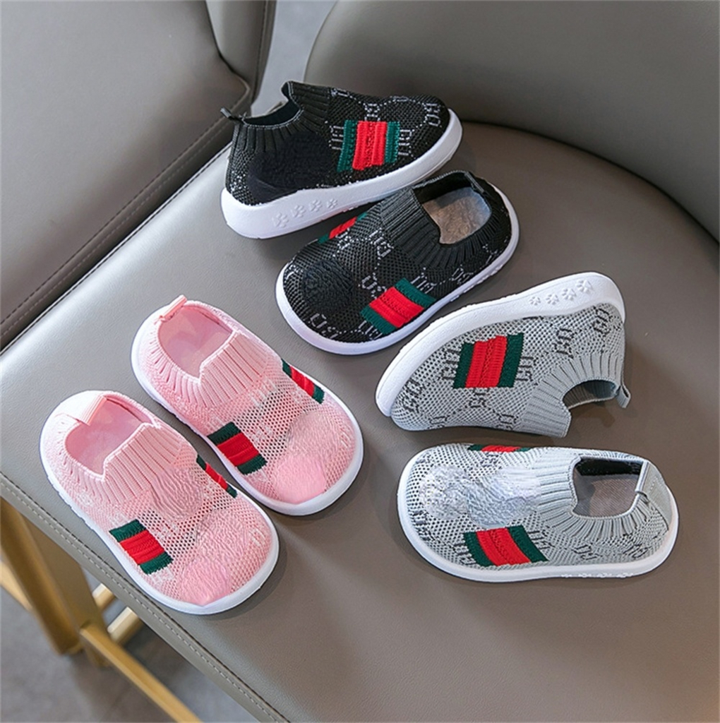 

Summer Mesh Infant Walking Socks Shoes Designers Letter Printed Kids Youth Breathable Casual Non-slip Baby Outdoor Sneakers Prewalker Sports Trainers T349Z27, Don