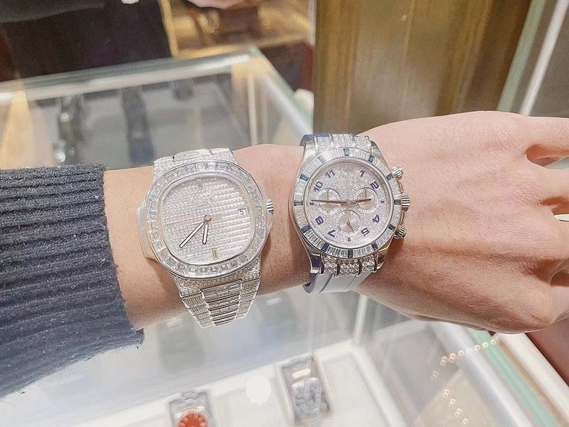 

luxury mens watches 4130 movement watches for men 3255 montre de luxe watch Mosang stone moissanite diamond watchs wristwatch Mechanical automatic 904L z7, Screwdriver 1.2mm [one]