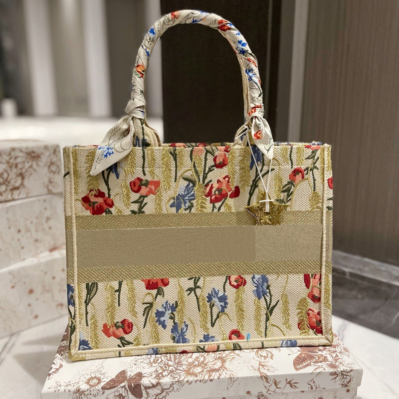 

5A+ Luxurys The Tote Bags Designer Shopping Bag Women Embroidery Totes Classic Handbag Fashion brand Houndstooth Canvas Genuine Leather customized book bag, Other styles