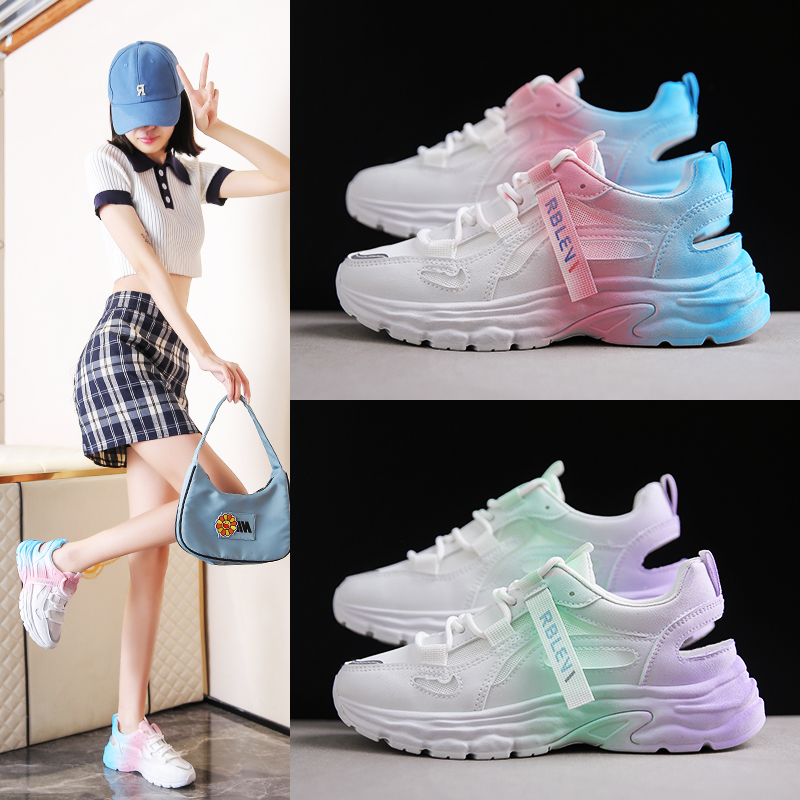 

Fashion Sport Shoes Sandals Water Shoes Casual Running Sneakers Training Skate Walking For Men Women Breathable soft Sole Mesh beach riding driving Outsode QC-2219, Blue