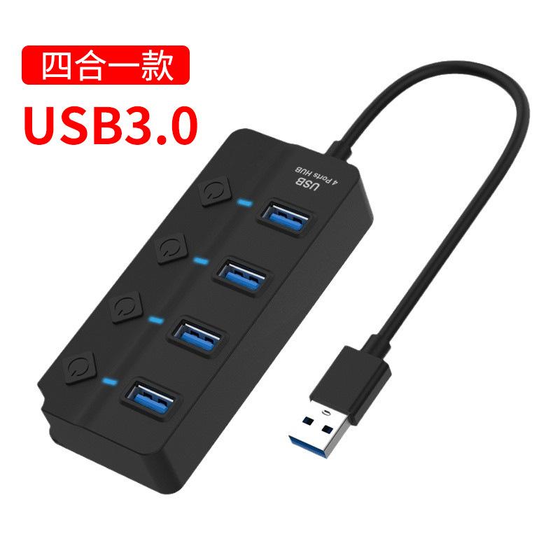 

Hubs 4/7 Ports USB Hub Extensions 3.0 2.0 High Speed Splitter Adapter With Power ON/OFF Switch For PC Laptop ComputerUSB