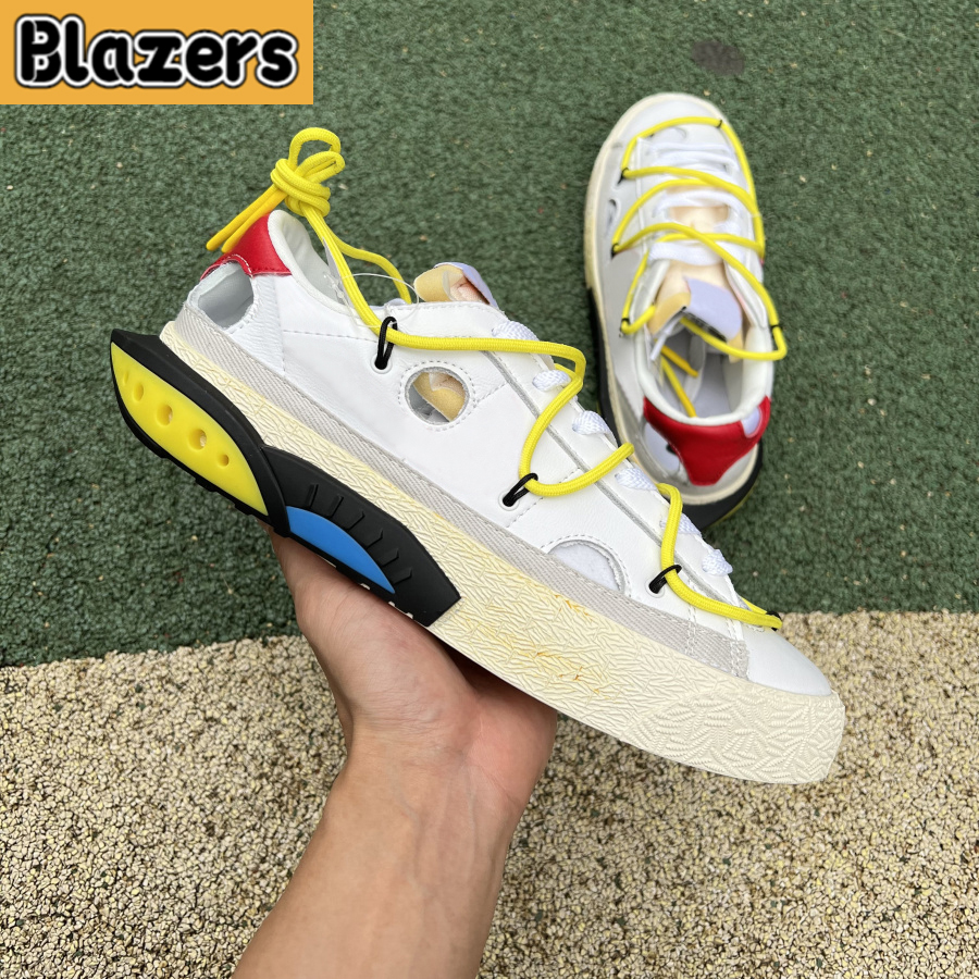 

2022 Fashion mens casual Designer Shoes Blazer Low x white University Red Black Electro Green luxury Sneaker top quality men sneakers trainers EUR 40-46